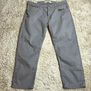 Mavi Zach Straight Leg Jeans, Gray, Size 34/28